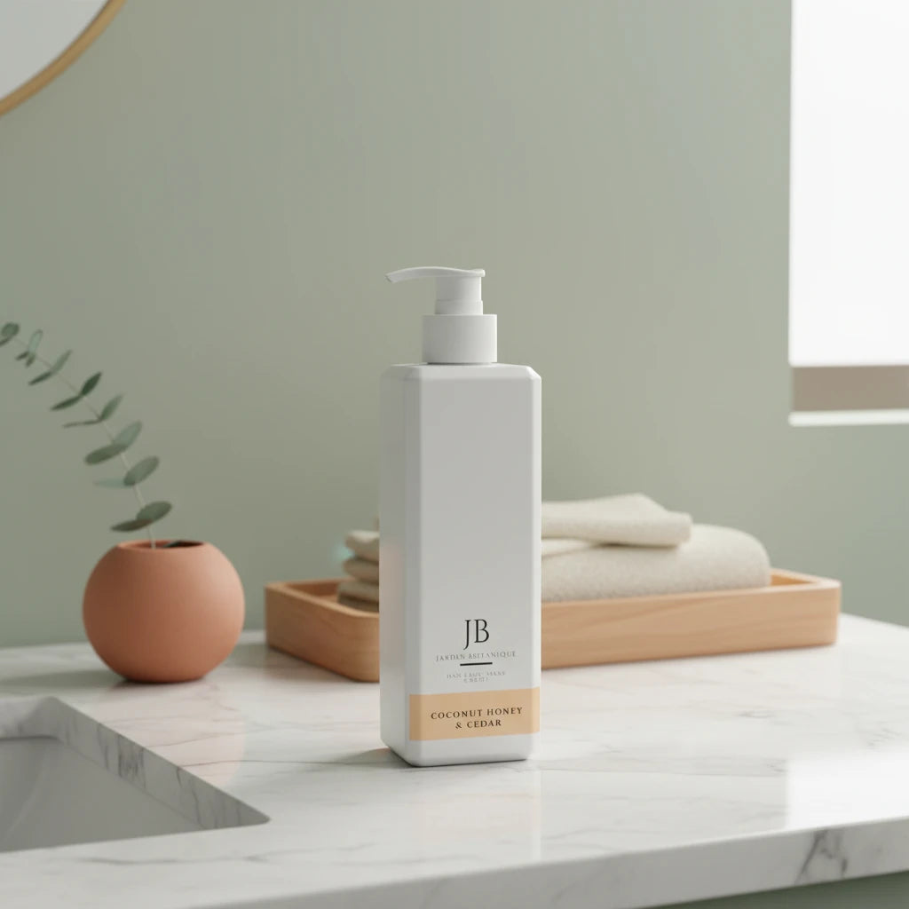 Coconut Honey & Cedar Or – Lotion hydratante naturelle pour le corps